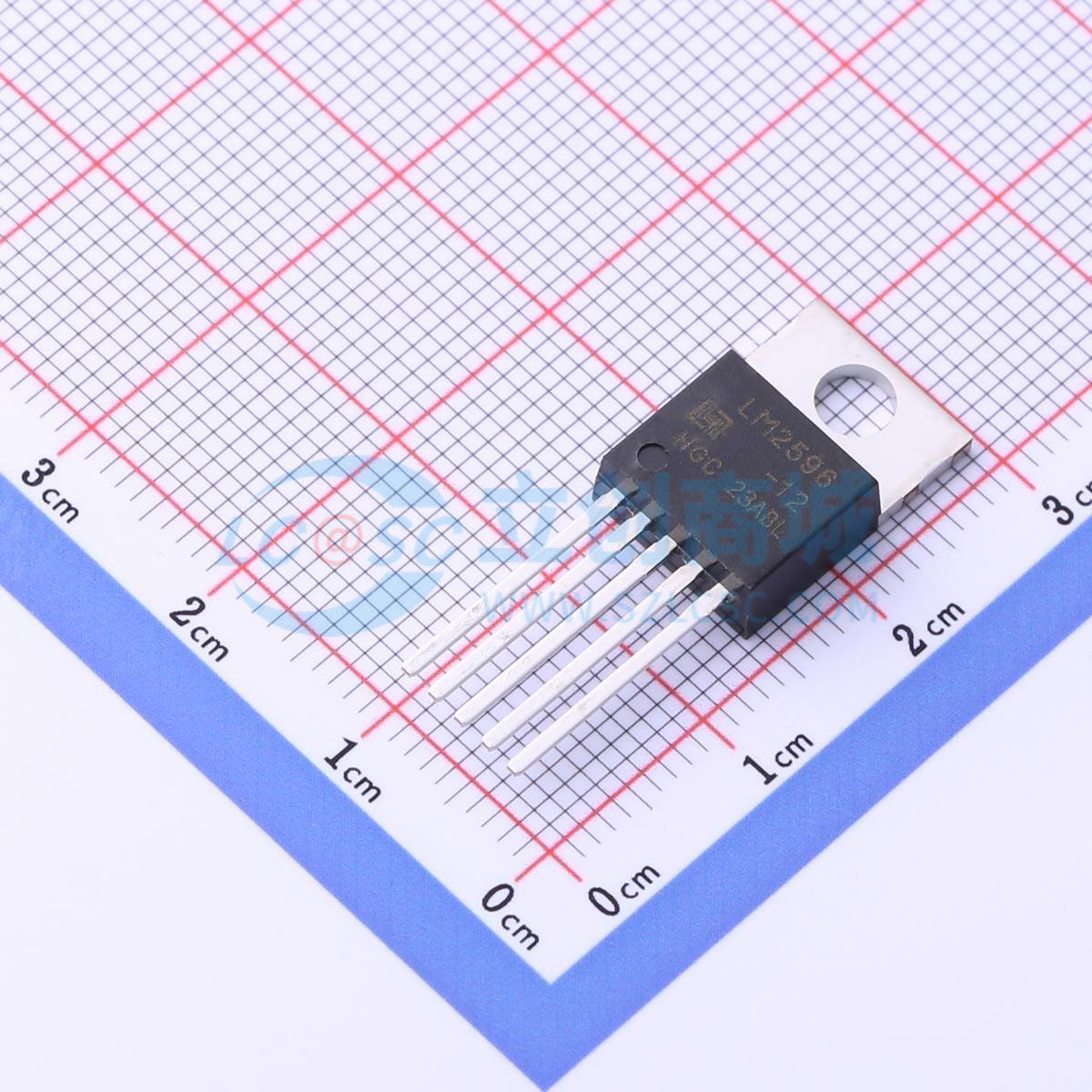 DC-DC电源芯片 LM2596T-12G TO-220-5 原装正品 电子元器件配单