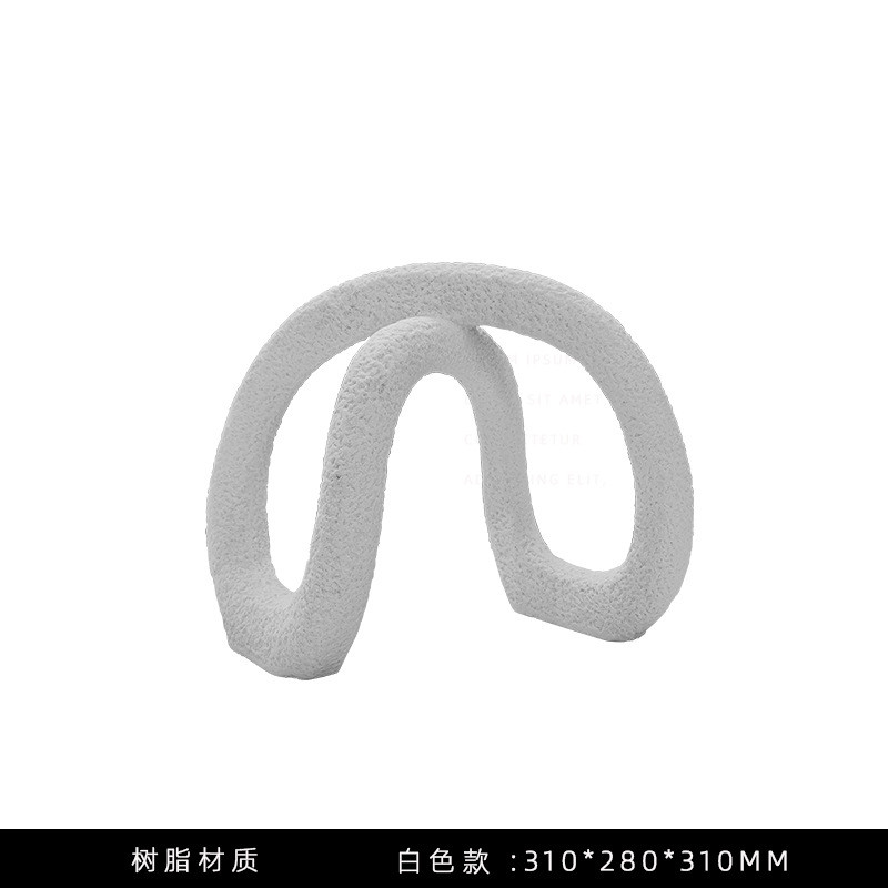 电视柜树脂客厅玄关软装摆设北欧创意酒柜轻奢售楼处装饰品