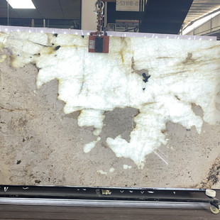 天然石材电视背景墙 天然大理石板材石水晶巴西奢透光台面