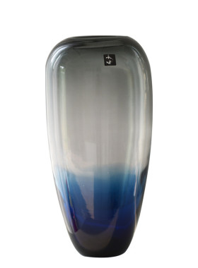 欧式出口外贸工厂美式彩色大号玻璃艺术瓶富贵竹花器家居摆件