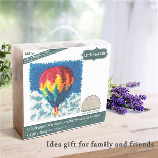 现货-绣批发坐垫diy地毯绣段段厂家毛线绣沙发坐垫