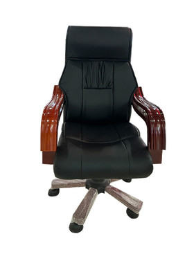 可升降舒适办公室大班休闲椅旋转椅家用实木商务电脑椅老板椅