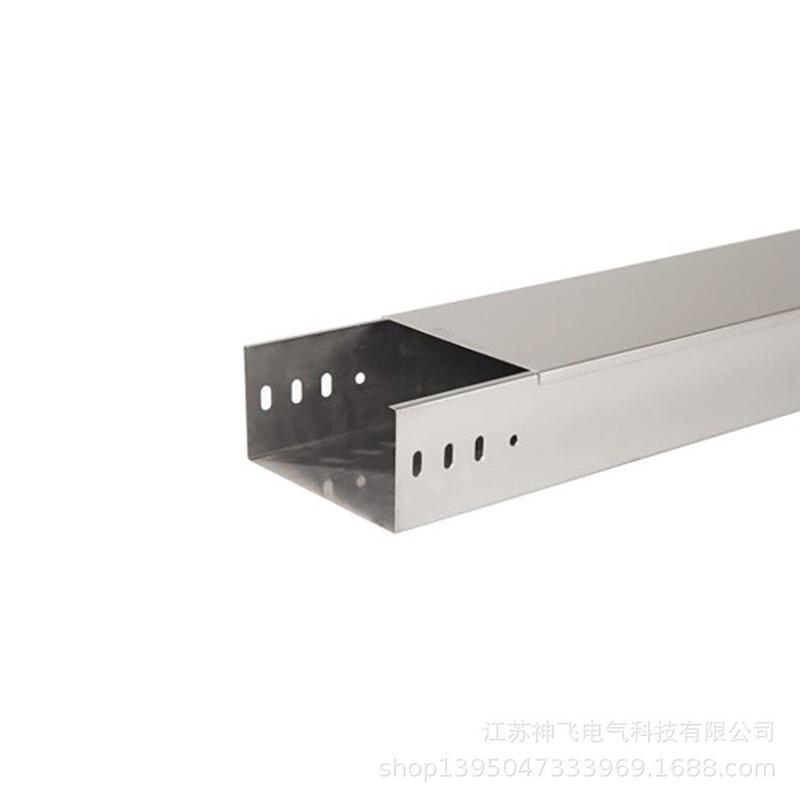 304不锈钢铝合金喷塑防火热电缆锌电缆桥架线槽盖板浸桥架200*100