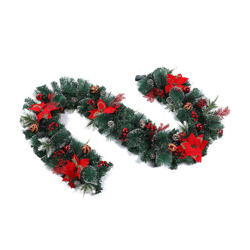 装饰挂件装饰藤条花环装饰品节日庭院圣诞节圣诞节松果装饰门藤