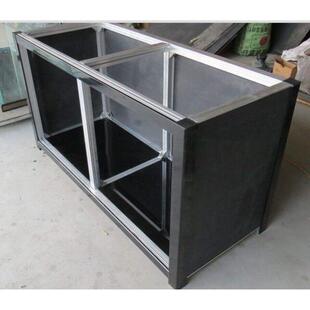 框架定制鱼缸加工diy工业铝型材铝合金鱼缸架子不锈钢金属底柜