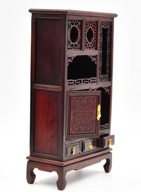 厂家供应红手工枝微型小家具模型红木摆件明清古典酸红木工艺品