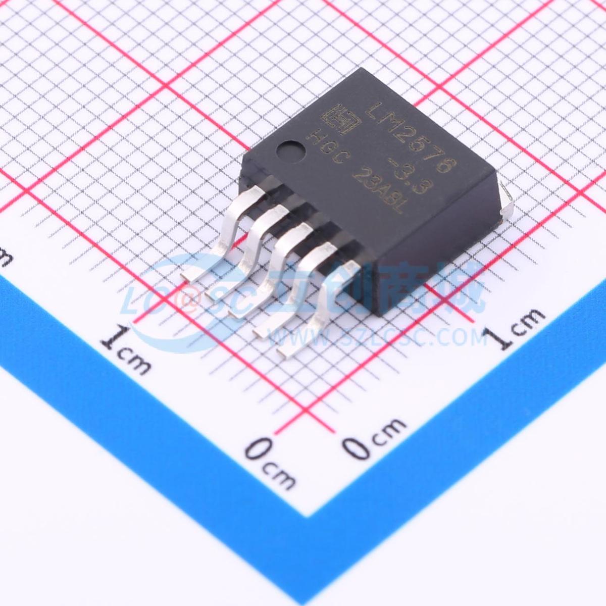 DC-DC电源芯片 LM2576S-3.3RG TO-263-5 原装正品 电子元器件配单
