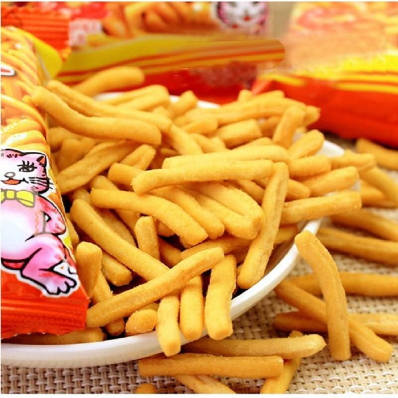 新货爱尚咪咪虾条薯条蟹味小包装办公室解馋小零食休闲食品大礼包