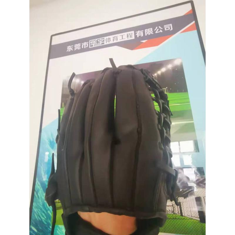 棒棒球手套12.5inch牛皮/壘球通用款指背pu棒球手套