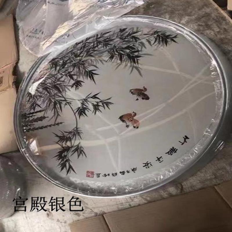 油画框圆形琳卡金装饰椭圆形画圆练习摆件挂墙铝合金相框圆布带