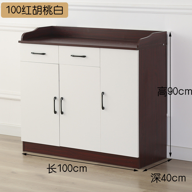 饭店茶水柜子包间储物柜备餐柜三门商用办公室组装茶柜双门间家用