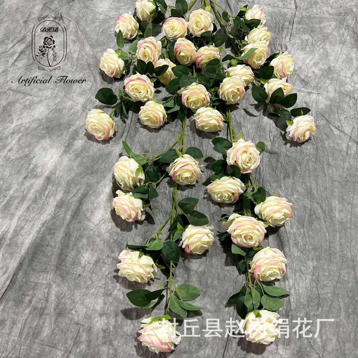 dkb厂家花艺仿真花装饰壁挂背景花婚礼装饰家居供应批发