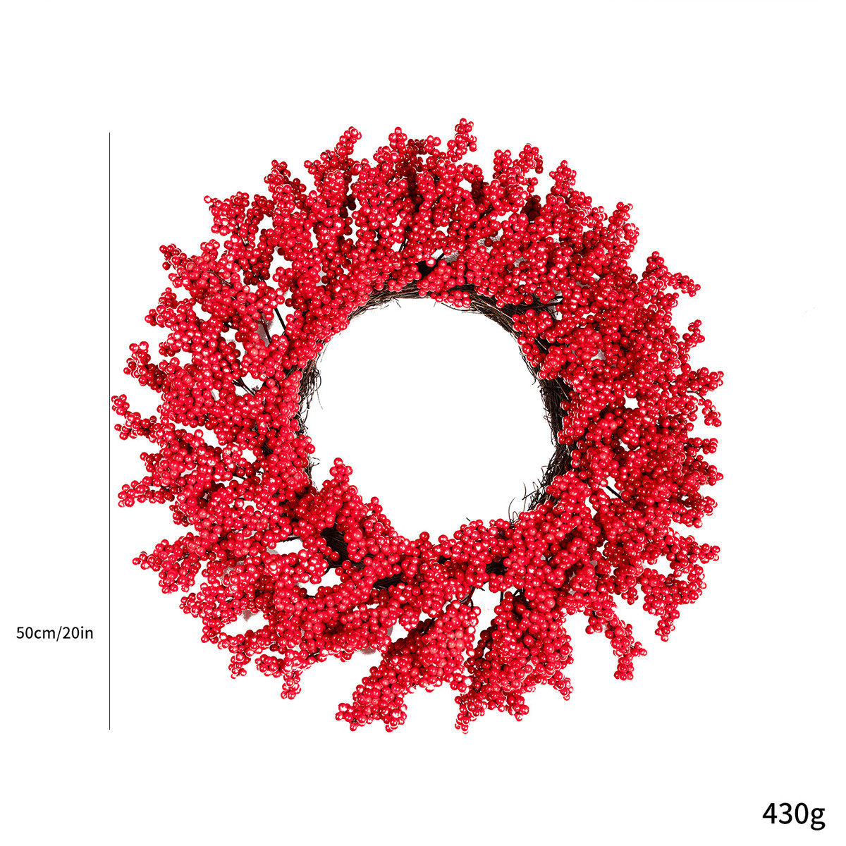 喜庆temu圣诞节浆果花环美式情怀美美前门门挂装饰品,节庆用品/礼品,圣诞装饰品,淘宝优惠券,粉丝福利购,淘宝优惠卷