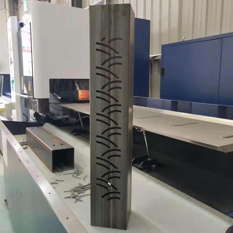 激光割管不锈钢金属圆管各类型打孔钢型材激光雕刻数控镂空切管