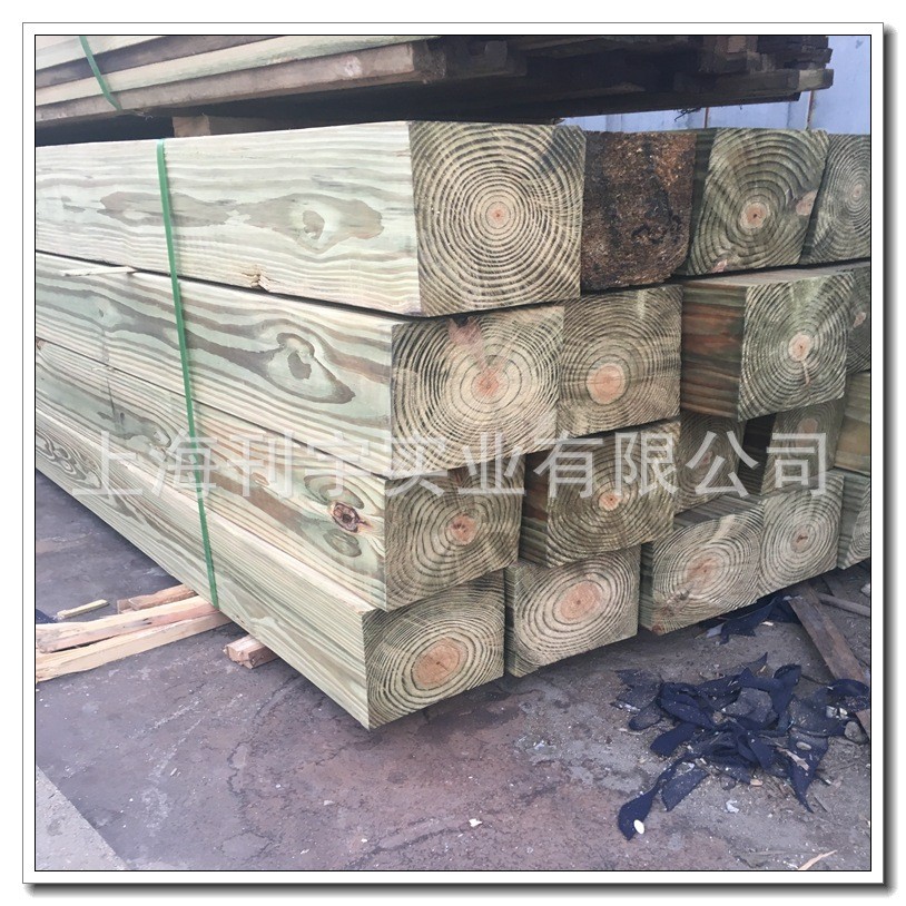 樟子松碳化木花旗松防腐木地板花箱铁杉板材户外景观材料古建
