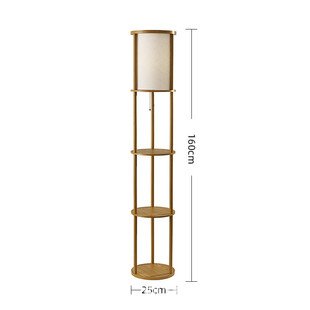 圆形置物架灯拉绳开关客厅卧室书房灯展厅装饰置物书架灯供货