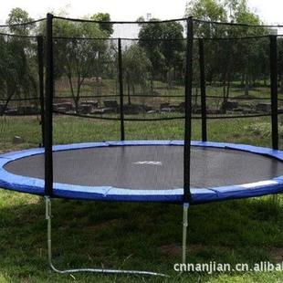 厂家供应蹦蹦床户外大型休闲健身器材弹簧床幼儿园游乐儿童带护网