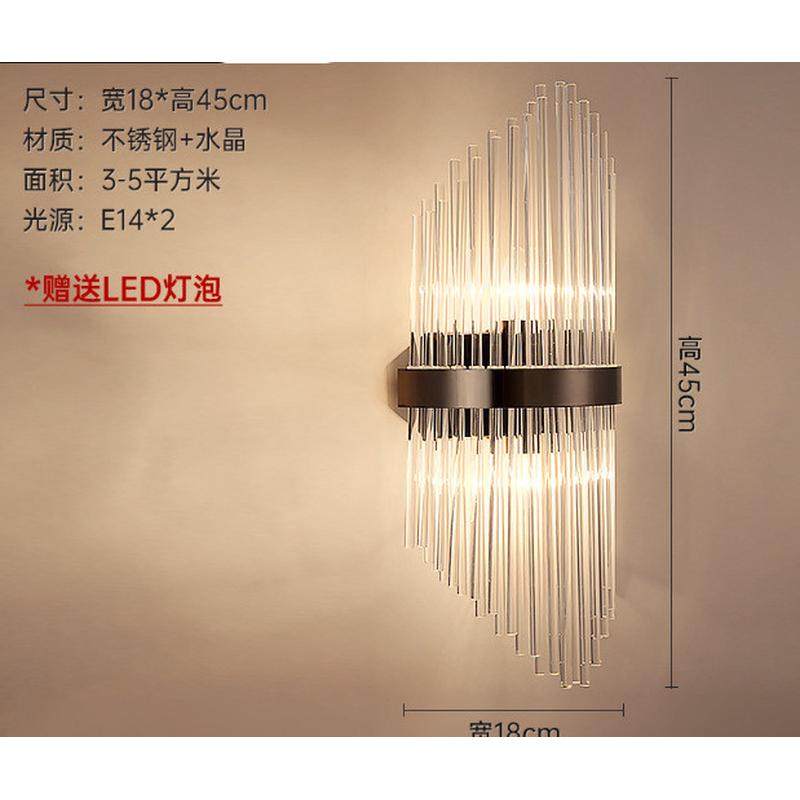热销款卧室水晶壁灯客厅轻奢酒店床头灯个性设计师代发过,家装灯饰光源,壁灯,淘宝优惠券,粉丝福利购,淘宝优惠卷