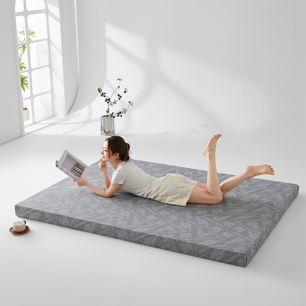 宿舍棉高密度海绵记忆床垫不塌陷可拆洗慢回弹针织出租屋家用软垫