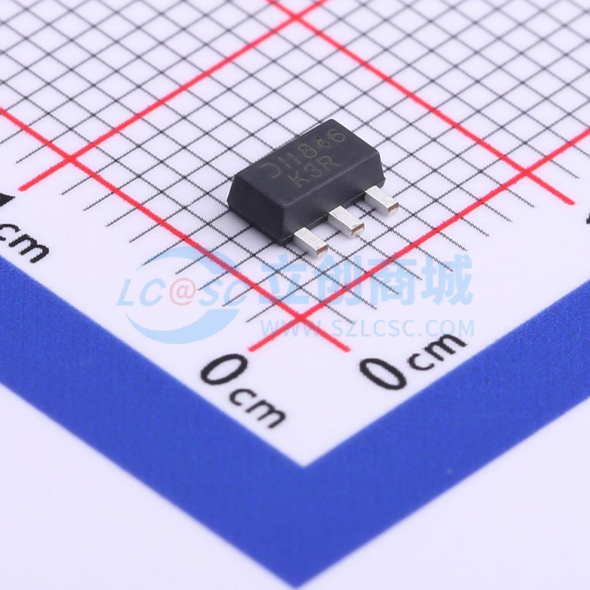 三极管(BJT) DXTA92-13 SOT-89-3 500mA 300V DIODES(美台) 原装