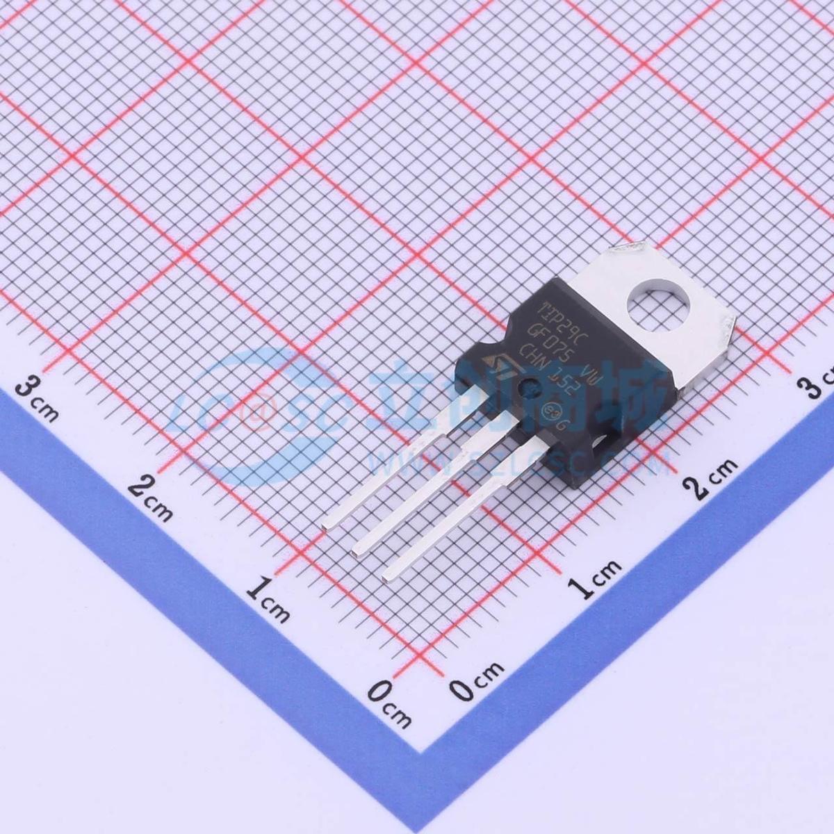 三极管(BJT) TIP29C TO-220-3 1A 100V ST(意法半导体) 原装正品