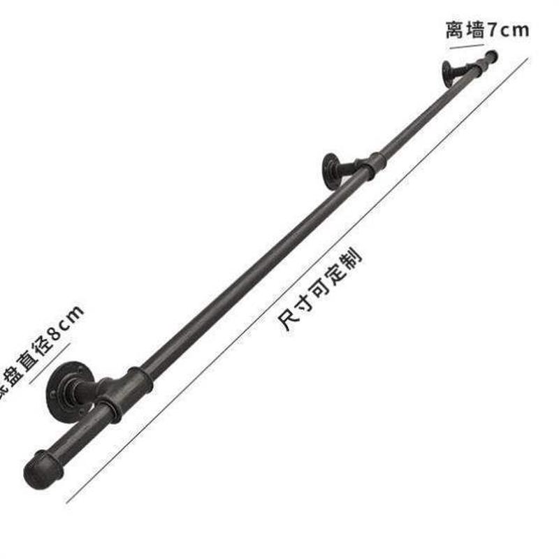 铁艺铁楼梯扶手简约家用壁挂室内阁楼靠墙老人防滑幼儿园水管拉手