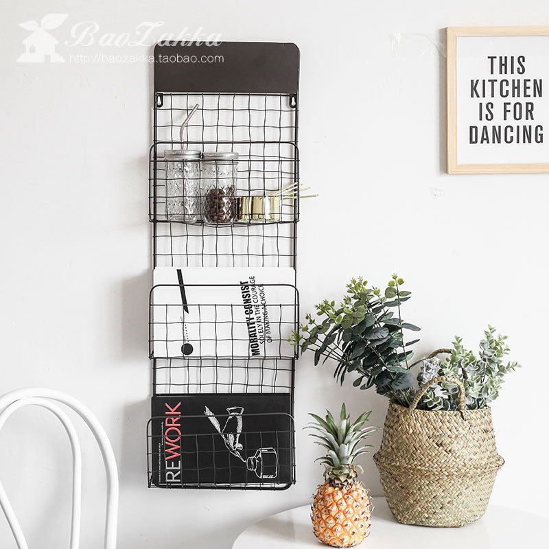 新款制手工北欧风墙上置物架收纳篮挂墙壁挂复古书架杂志架置物架,农机/农具/农膜,播种栽苗器/地膜机,淘宝优惠券,粉丝福利购,淘宝优惠卷