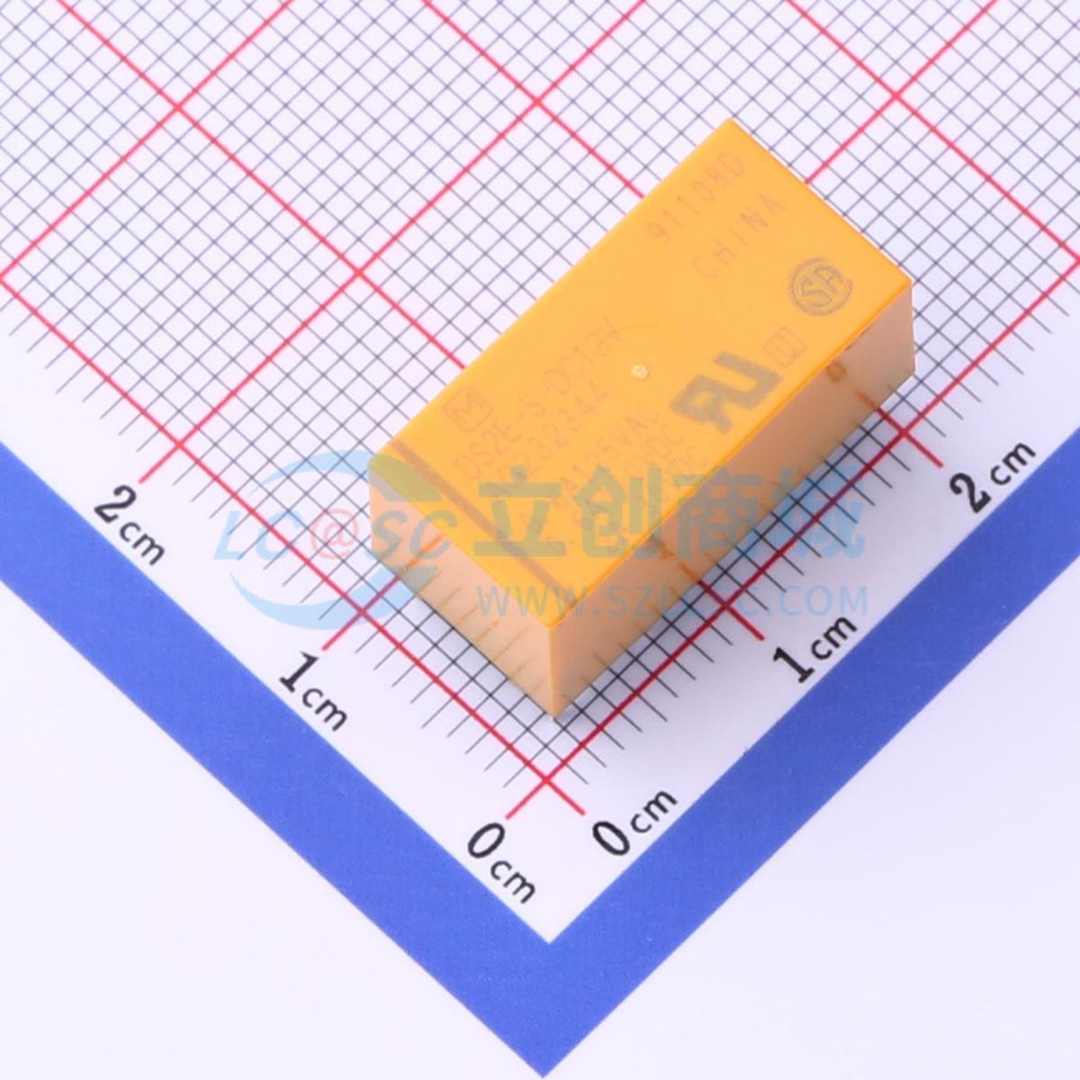 信号继电器 DS2E-S-DC12V DIP,9.9x20mm 原装正品 电子元器件配单