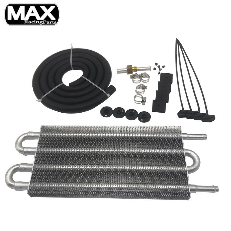 厂家直销汽车改装波箱散热器水箱油冷散热管4排通用散热器油冷器