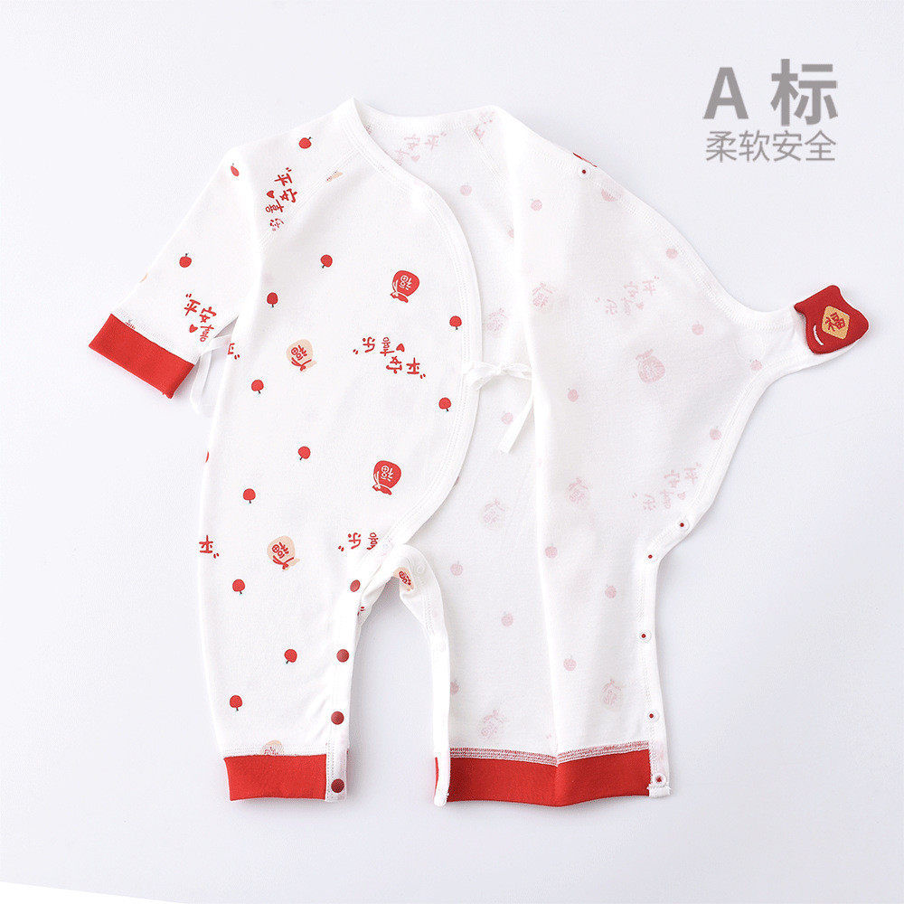 婴儿连体衣春季女童春装蝴蝶衣a类和尚服婴儿衣服女宝宝春季厂家