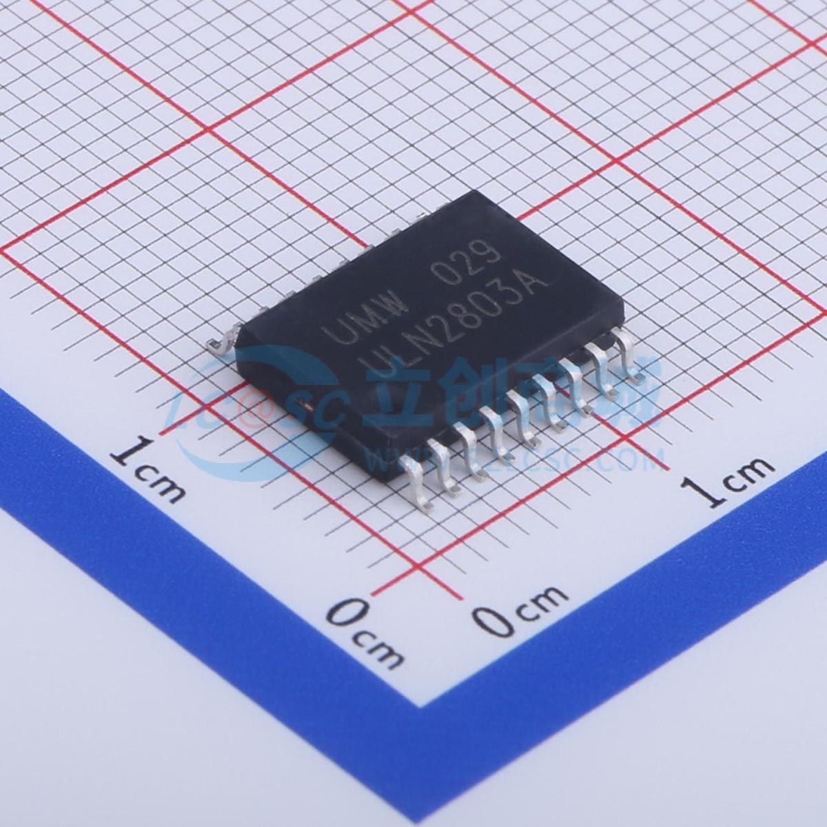 达林顿晶体管阵列 ULN2803A SSOP-24 八路 500mA Mixic(中科芯亿