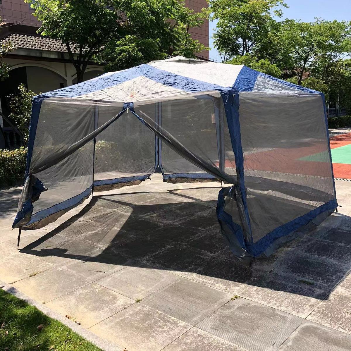 户外遮阳5-8人大帐篷多人自动野营钓鱼登山防雨防蚊晒沙滩帐篷