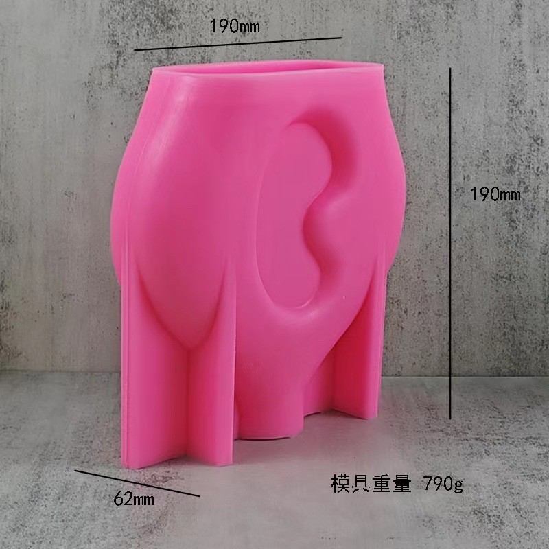 四款insdiy花瓶硅胶模具 风格镂空花瓶树脂水泥石膏花盆硅胶模具