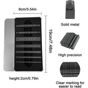 7pcs精密尺寸设置条和台式锯配件木工设置条包括激光雕刻铝标记
