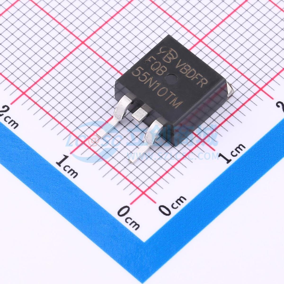 场效应管MOS FQB55N10TM-VB TO-263 100V 70A VBsemi微碧
