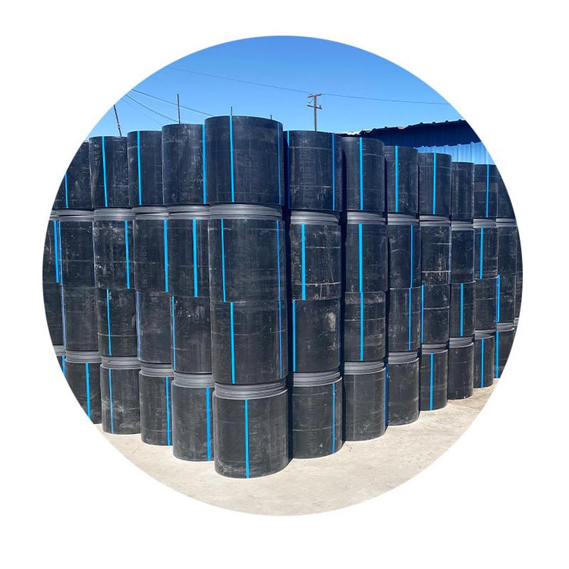 聚乙烯置换管管道修复短管自锁抢修置换管城市排水式pe塑料管现货