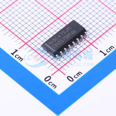 触发器 CD40175BM SOIC-16 原装正品 电子元器件配单