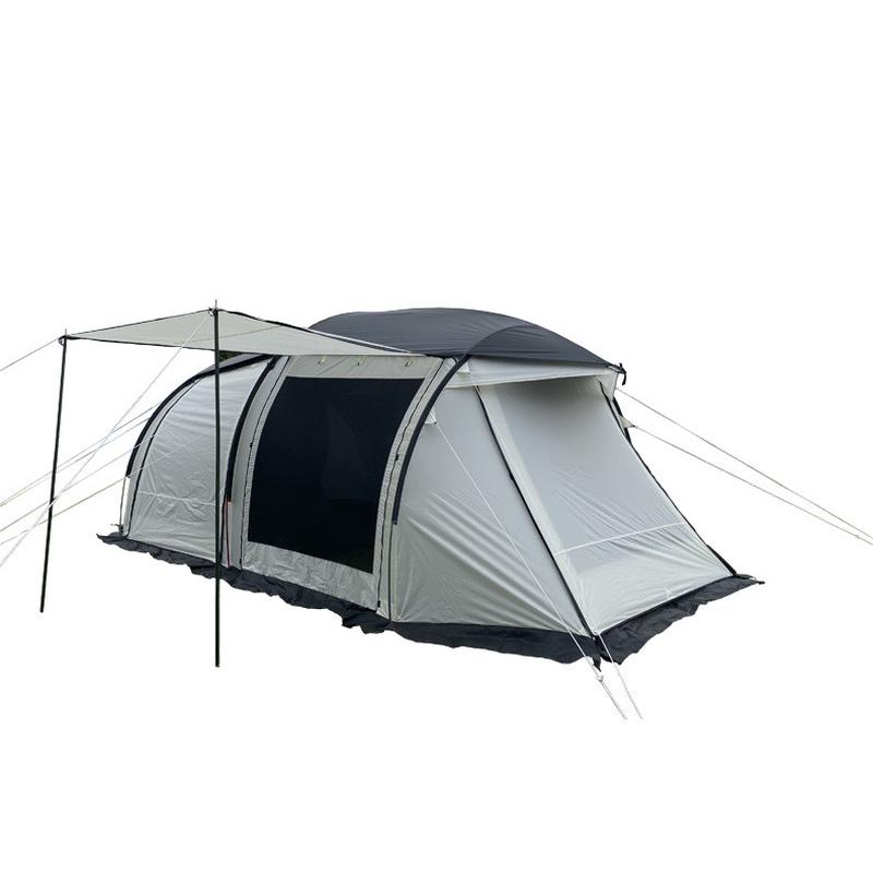 便携式帐户外帐篷露营加厚防暴雨一室一厅带tpu多功能隧道野营用