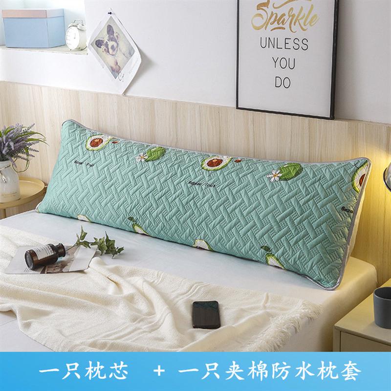 bb4c长枕头双人枕芯+夹棉防水防汗液枕套批发1.2米1.5m1.8情