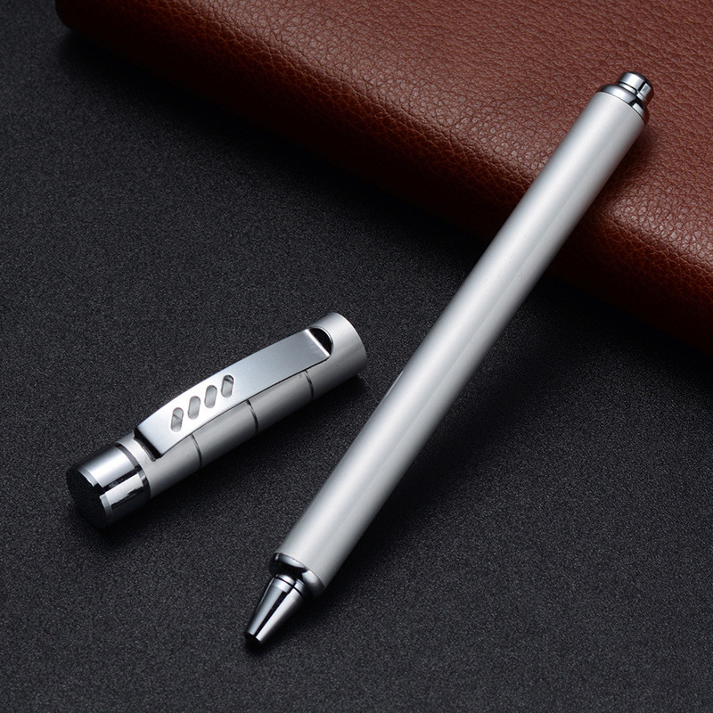 氧化铝高端商务定制签名宝珠笔复古浮雕可金属工艺签字笔阳极氧化