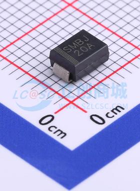 TVS/ESD管 SMBJ20A SMB(DO-214AA) 20V 18.52A YANGJIE(扬杰)