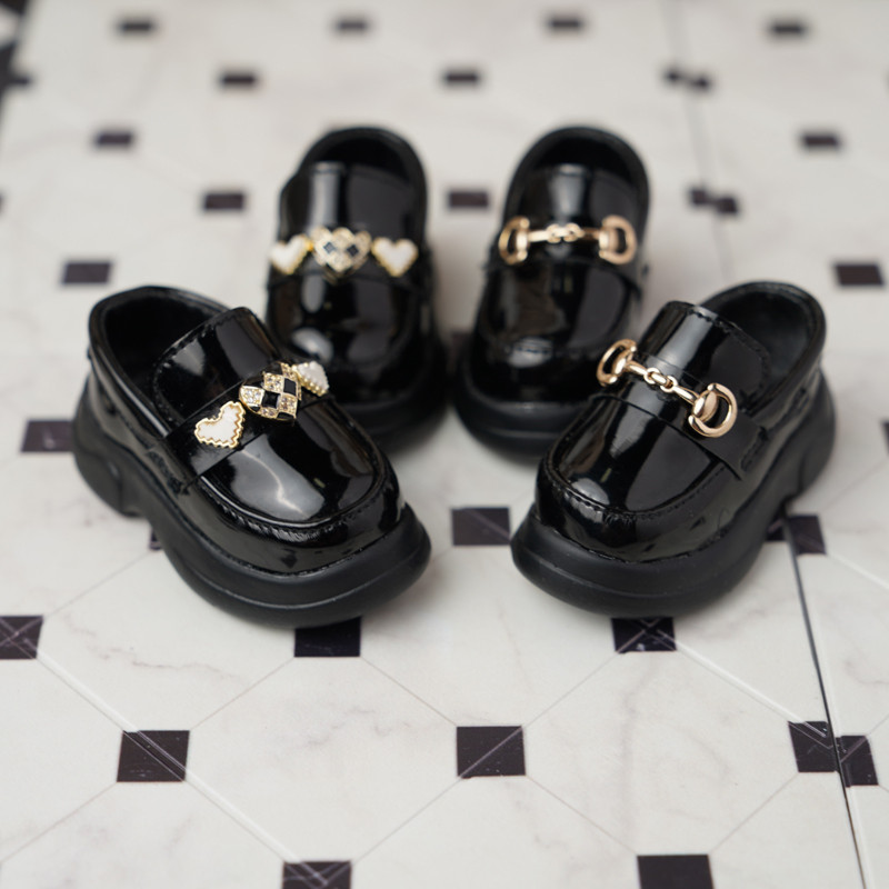 BJD可替换鞋面四分六分熊妹mdd兔豆豆yosd赤木少女厚底乐福鞋现货