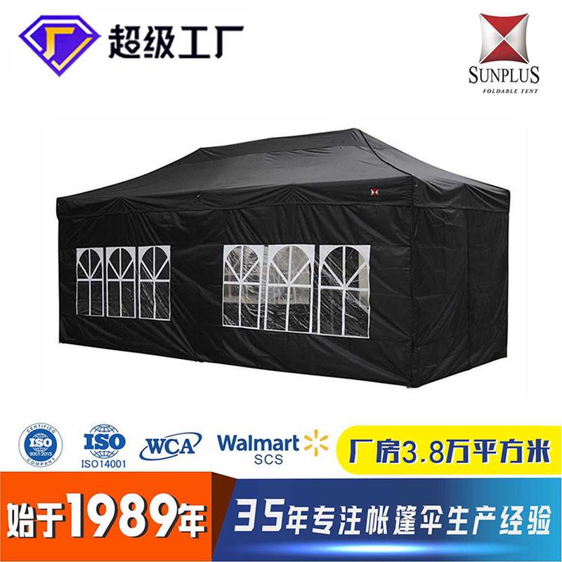 户外帐篷折叠布围摆摊四角雨棚半透明罗马窗户艺术围布批发