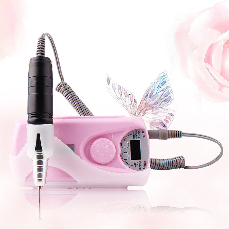 跨境专供新款EN101打磨机 迷你充电笔试磨甲机便携式30000转三色