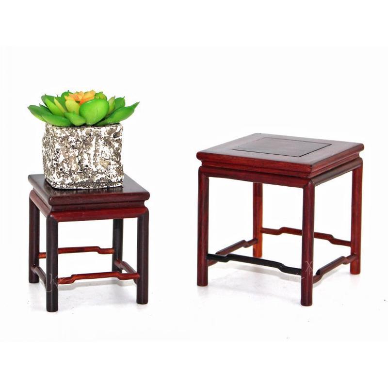 红木花架酸枝木仿古实木小花架花几办公桌置物架盆景架多肉植物