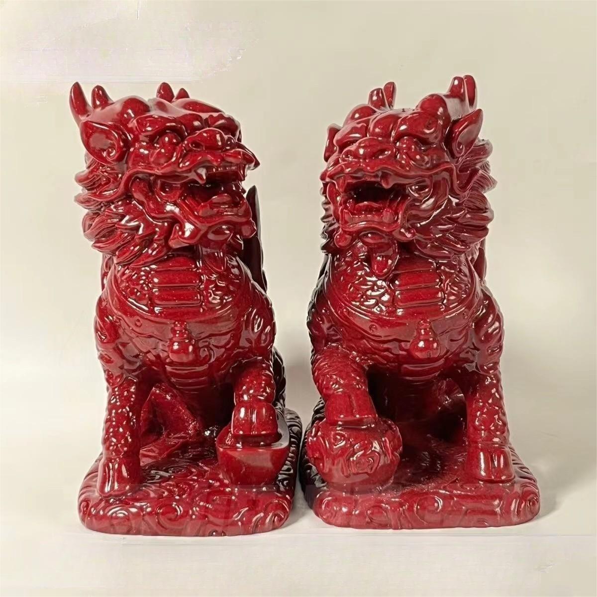 朱砂紫大号貔貅摆件金砂麒麟瑞兽家居办公大款摆设礼品工艺品直播