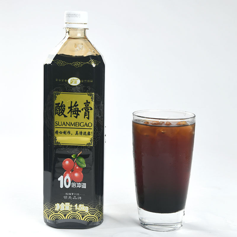 金童锐康 酸梅膏汤 1.5kg*12瓶整箱 唯客原味乌梅饮料高倍浓缩