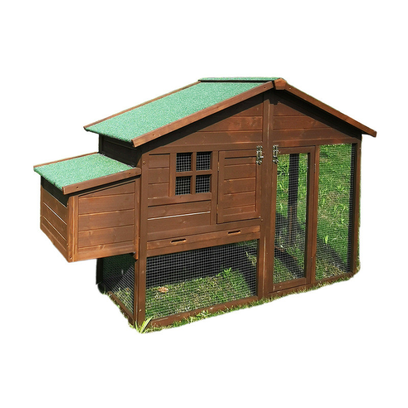 宜宠居户外鸡笼子鸡鸭舍鸡室外鸡窝实木兔窝宠物房木质家用屋养殖