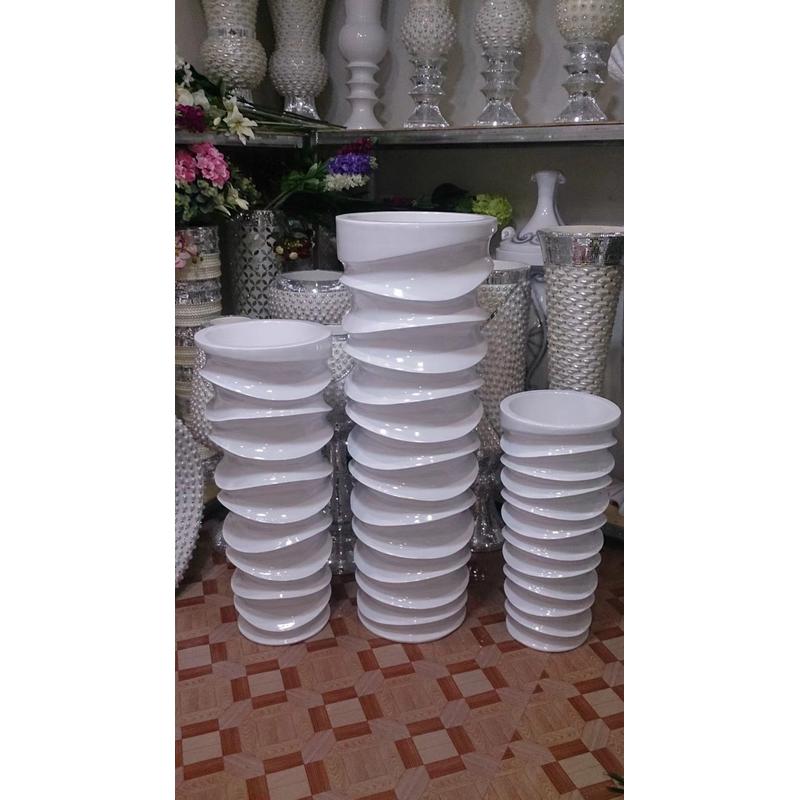 玻璃钢落地欧式花瓶婚庆花盆酒店客厅家居装饰摆花插礼品0423