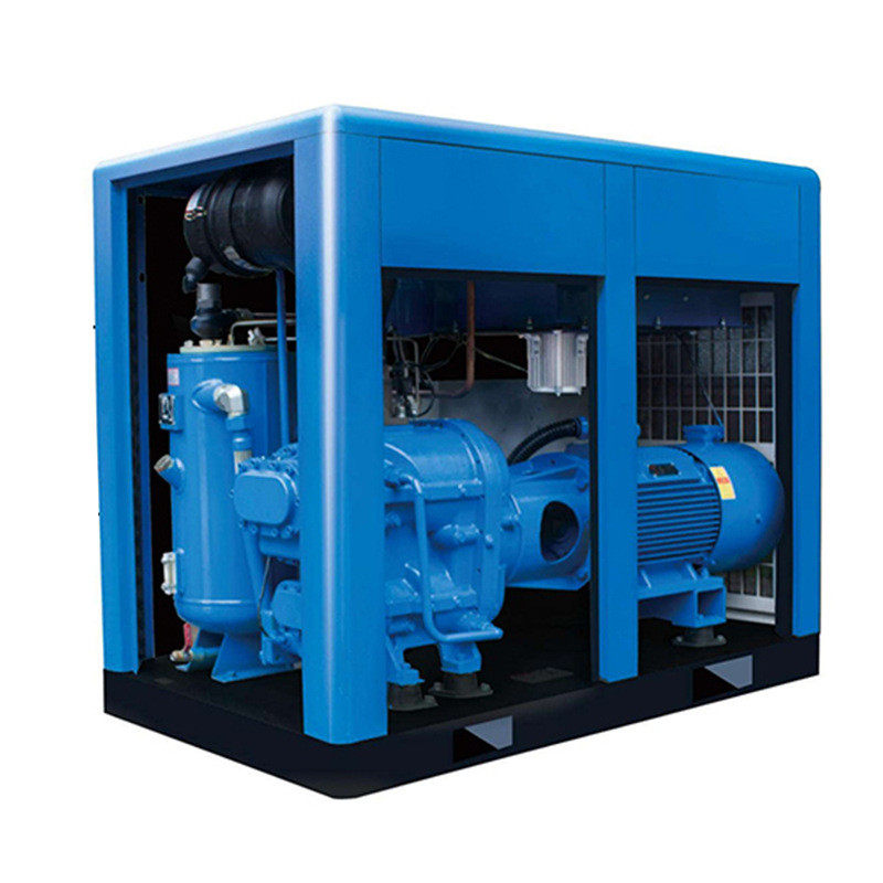 永磁双螺杆空压机15kw22kw一套工厂变频级压缩55kw75kw空气压缩机